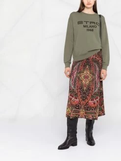 ETRO sweat à logo imprimé