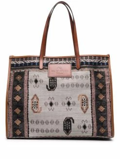 ETRO sac à main à patch logo