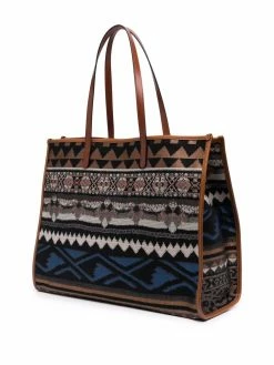 ETRO sac à main à patch logo