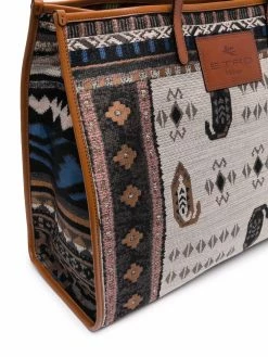 ETRO sac à main à patch logo