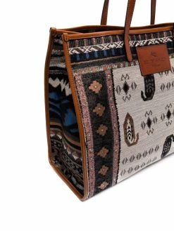 ETRO sac à main à patch logo