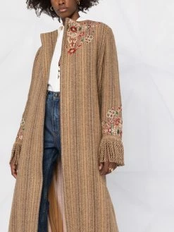 Prix Allégé ETRO Manteau long à broderies manteaux oversize femme 12 ETRO manteau long à broderies