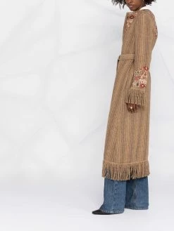 Prix Allégé ETRO Manteau long à broderies manteaux oversize femme 13 ETRO manteau long à broderies