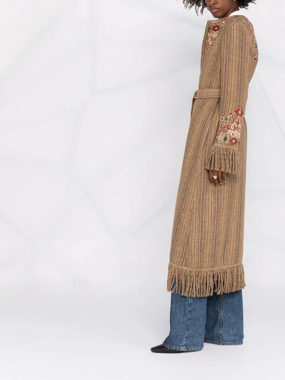 Prix Allégé ETRO Manteau long à broderies manteaux oversize femme 6 ETRO manteau long à broderies