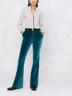 ETRO blouse en soie à rayures