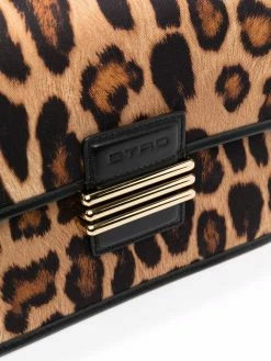Prix Dégriffé ETRO Sac à bandoulière en cuir à imprimé léopard sacs à bandoulière & besaces femme 9 ETRO sac à bandoulière en cuir à imprimé léopard
