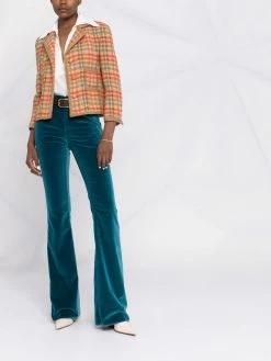 ETRO veste en tweed à carreaux