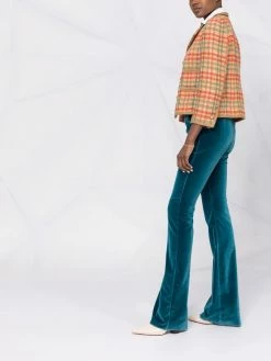 ETRO veste en tweed à carreaux