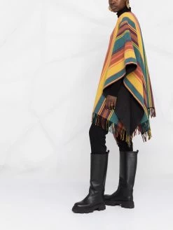 ETRO cape Mantel à rayures