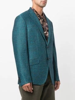 ETRO blazer droit à chevrons