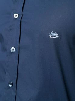 ETRO chemise à logo brodé