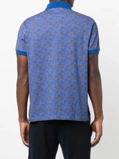 ETRO polo à imprimé cachemire