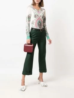 ETRO pantalon de tailleur court