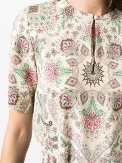 ETRO blouse Bakersfield à manches courtes