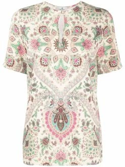 ETRO blouse Bakersfield à manches courtes