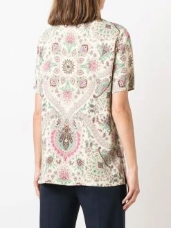 ETRO blouse Bakersfield à manches courtes