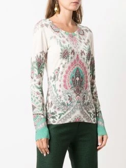 ETRO pull à motif cachemire