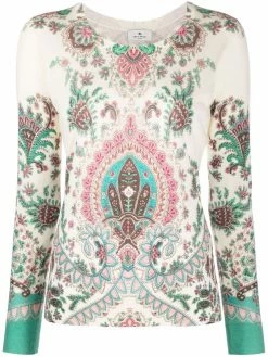 ETRO pull à motif cachemire