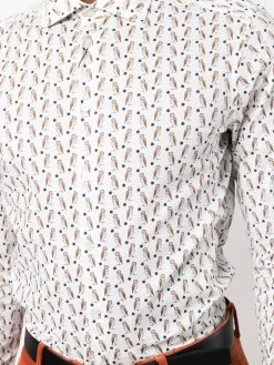 ETRO chemise boutonnée à broderies