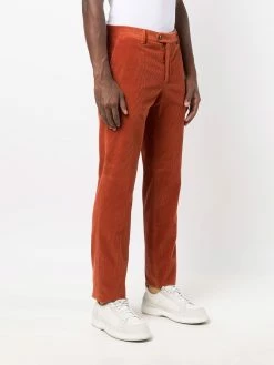 ETRO pantalon droit en velours côtelé
