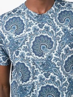 ETRO t-shirt à imprimé cachemire