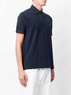 ETRO polo à logo brodé