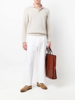 ETRO pull en laine à col polo