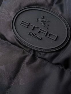 ETRO veste matelassée à imprimé Face