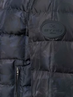 ETRO veste matelassée à imprimé Face
