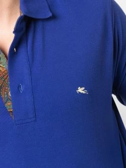 ETRO polo Pegaso à broderies
