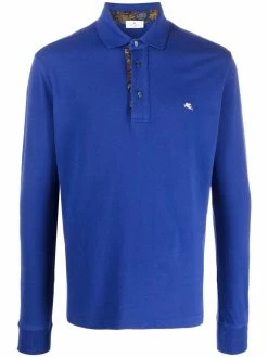 ETRO polo Pegaso à broderies