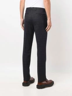 ETRO pantalon slim à carreaux vichy