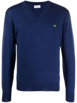 ETRO pull à logo brodé