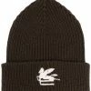 ETRO bonnet à logo brodé