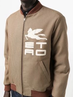 ETRO veste bomber à logo imprimé