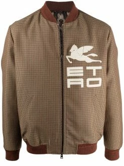 ETRO veste bomber à logo imprimé