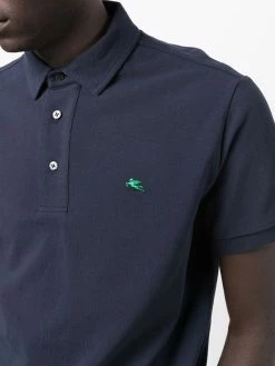 ETRO polo à logo brodé