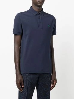 ETRO polo à logo brodé