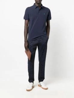 ETRO polo à logo brodé