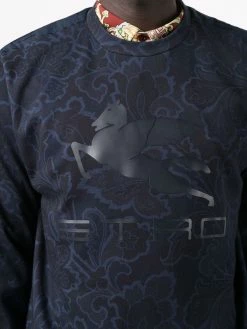 ETRO sweat à logo imprimé