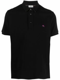 ETRO polo à logo brodé