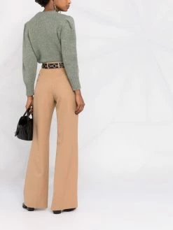 ETRO pantalon évasé à taille haute