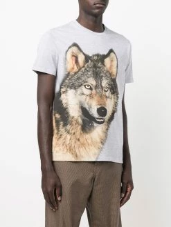 ETRO t-shirt à imprimé loup