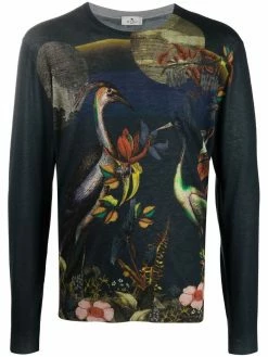 ETRO pull imprimé à col rond