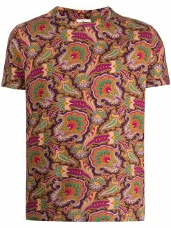 ETRO t-shirt à imprimé cachemire