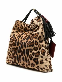 ETRO sac à main à imprimé léopard