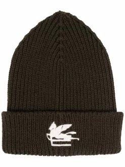 ETRO bonnet à logo brodé