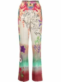 ETRO pantalon ample à imprimé abstrait