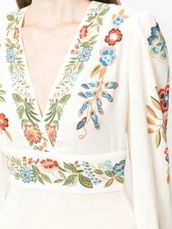 ETRO robe mi-longue à fleurs