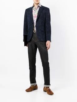 ETRO blazer à motif cachemire
